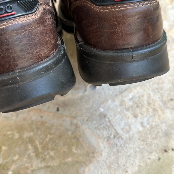 ECCO Light - Dark Brown Leather Lace Up Casual Shoe Men’s Size 42 (US 8/8.5) - Picture 4 of 12